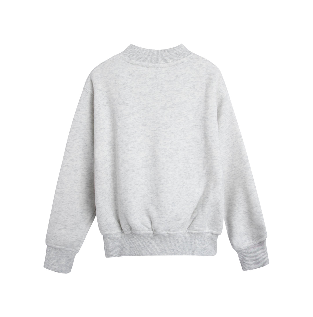 KIDS GREY PALESTINE CREW NECK