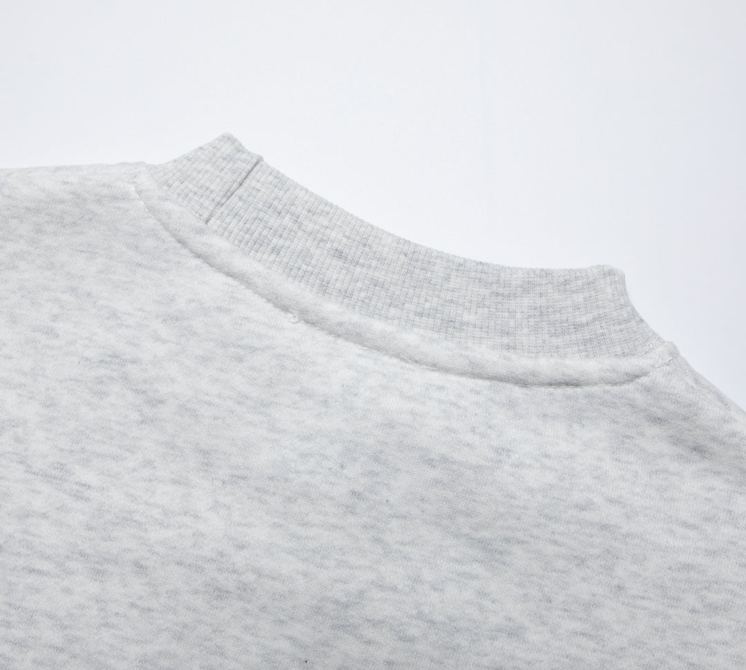 KIDS GREY PALESTINE CREW NECK