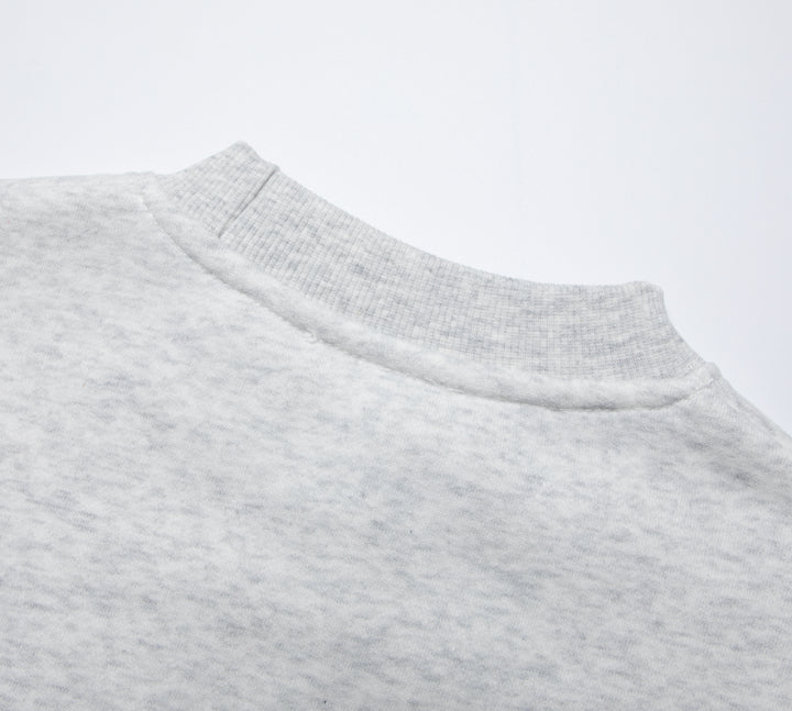 KIDS GREY PALESTINE CREW NECK