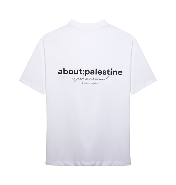 ABOUT:PALESTINE T SHIRT