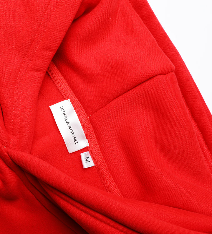 ADULT RED PALESTINE HOODIE