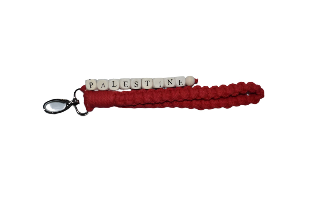 PALESTINE BRAIDED KEY CHAINS