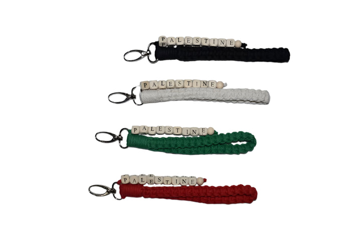 PALESTINE BRAIDED KEY CHAINS