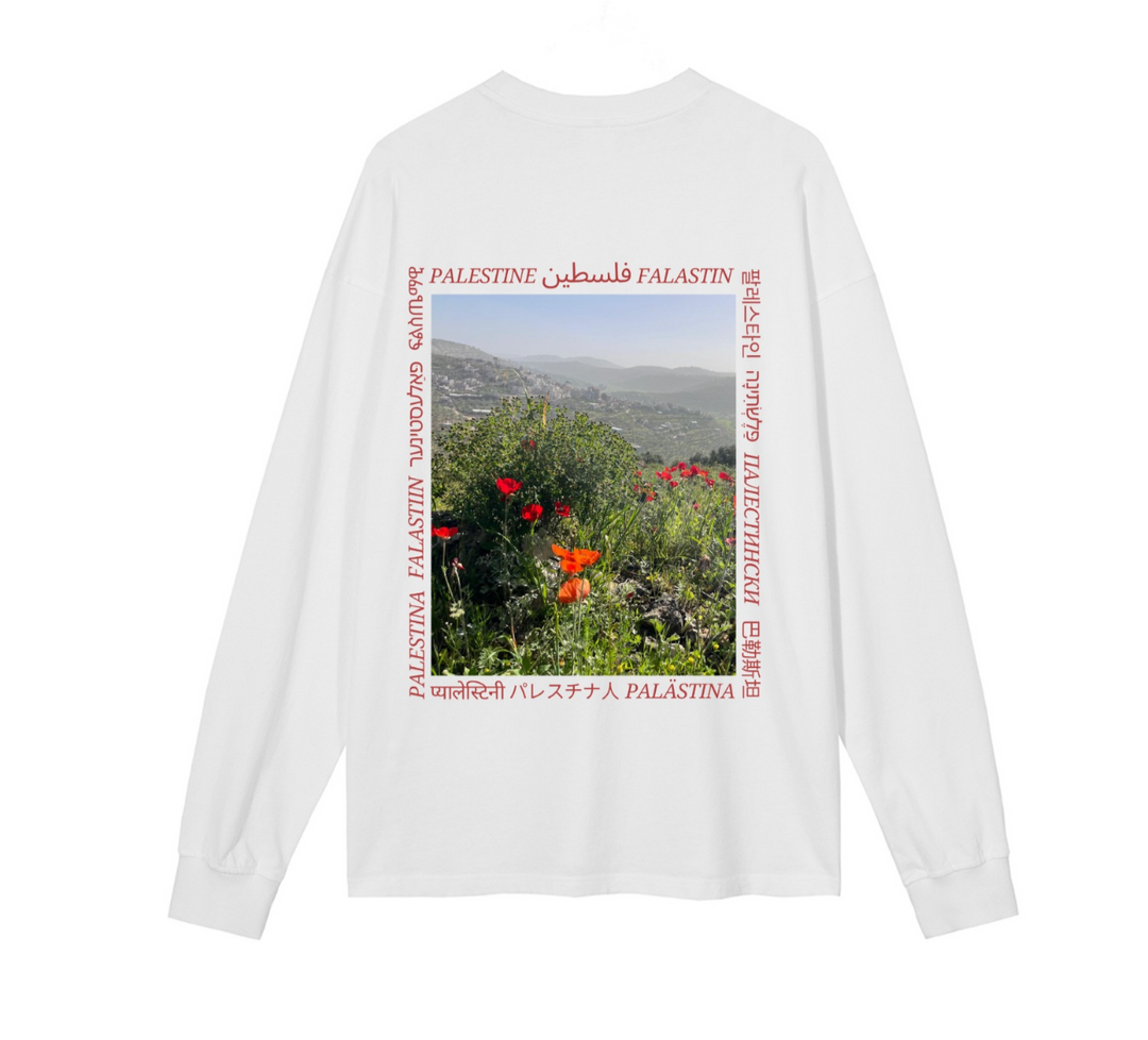 PALESTINE FLOWERS LONG SLEEVE